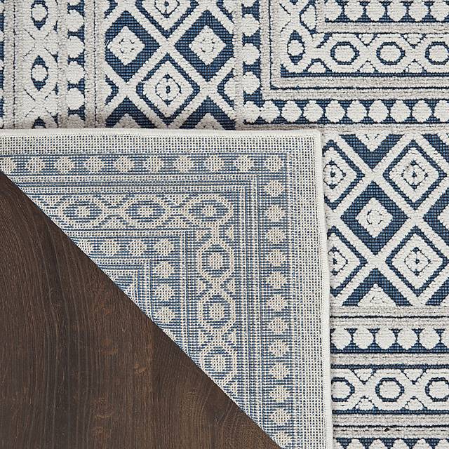 Elizardo Blue 5' x 7' Indoor/Outdoor Rug - Thumbnail - Image 5