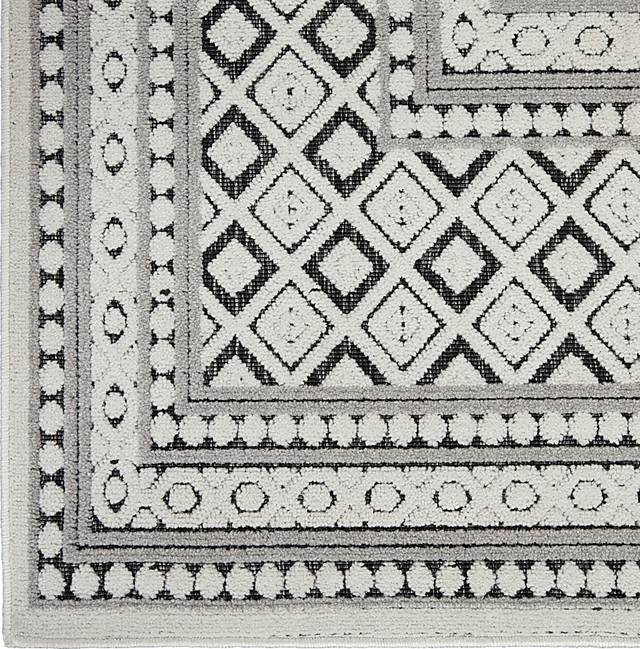 Elizardo Dark Gray 5' x 7' Indoor/Outdoor Rug - Thumbnail - Image 3