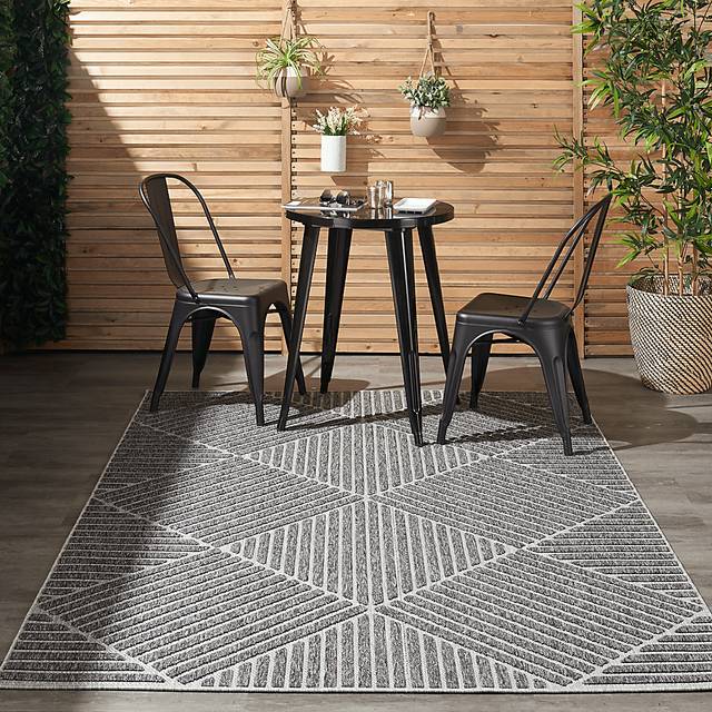 Elize Dark Gray 8' x 10' Indoor/Outdoor Rug - Thumbnail - Image 8