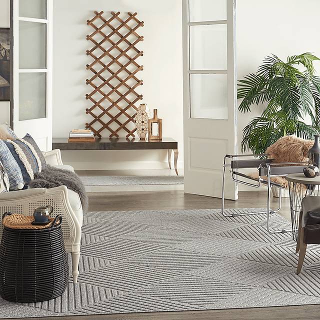 Elize Light Gray 8' x 10' Indoor/Outdoor Rug - Thumbnail - Image 7