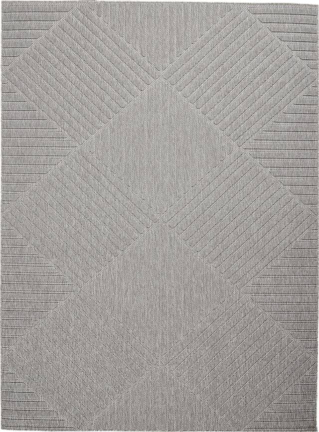 Elize Light Gray 8' x 10' Indoor/Outdoor Rug - Thumbnail - Image 1