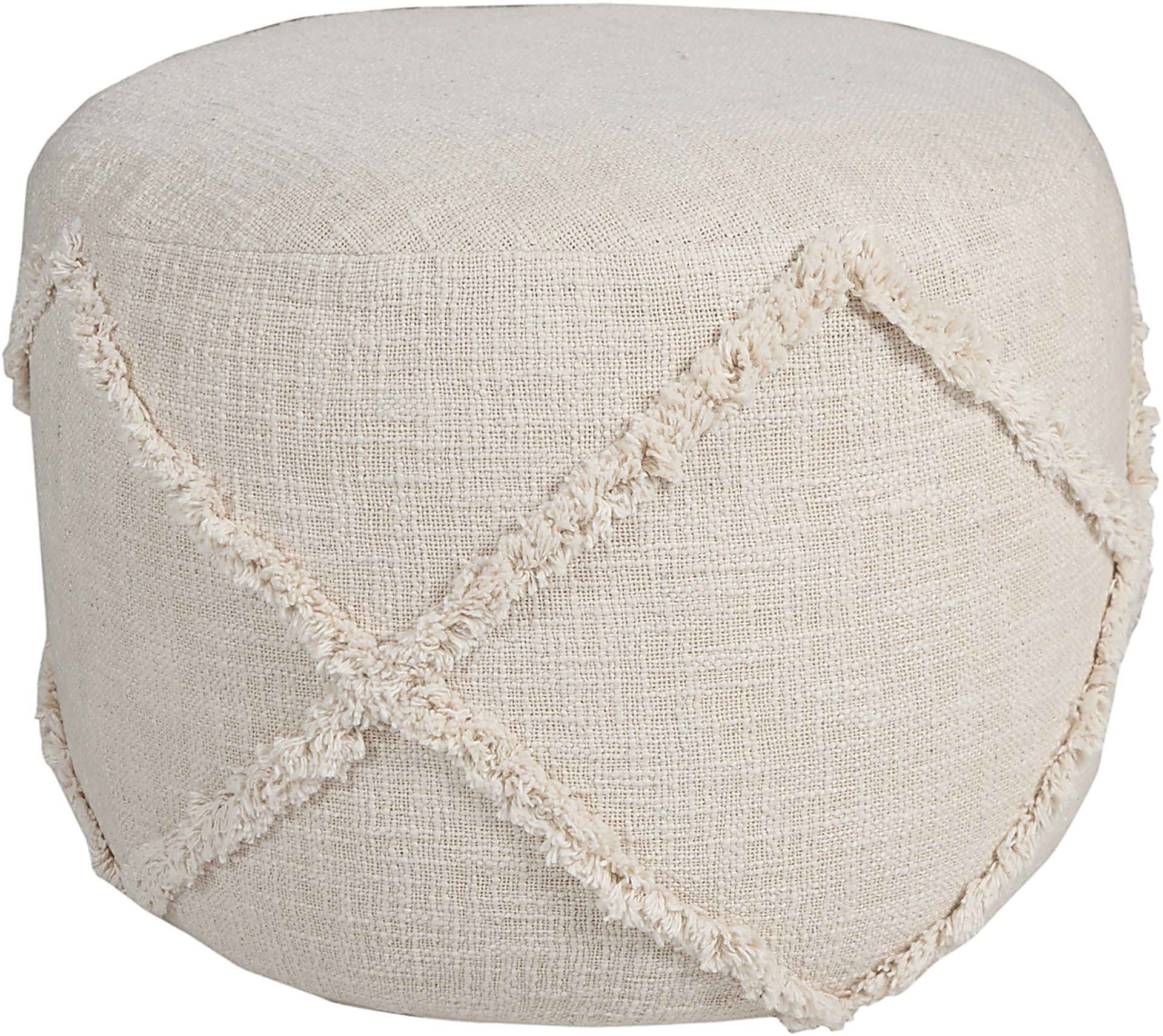 Elizeno I Cream Pouf - Image 4