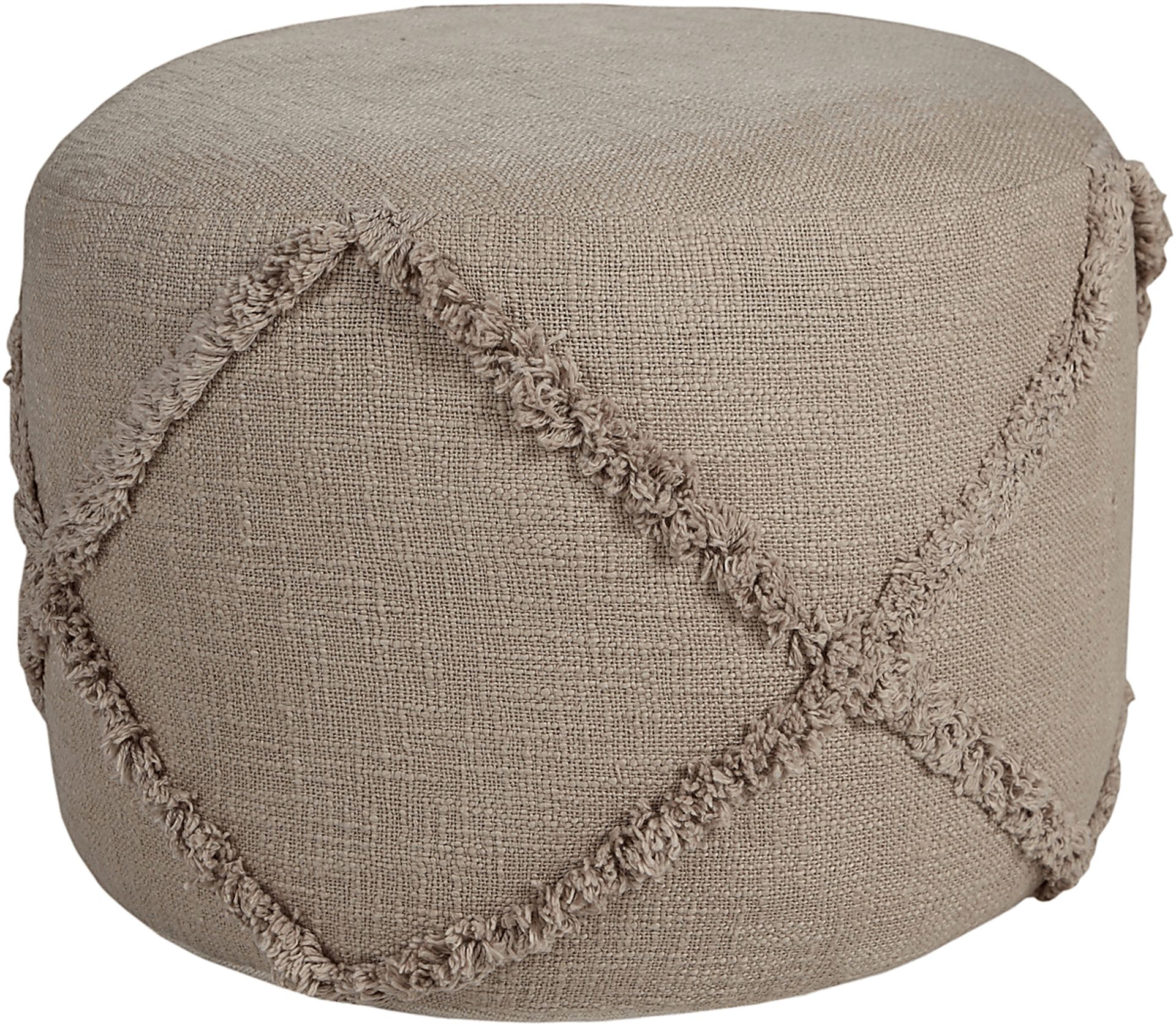 Elizeno I Light Brown Pouf - Image 6