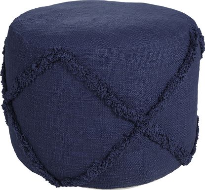 Elizeno I Navy Pouf