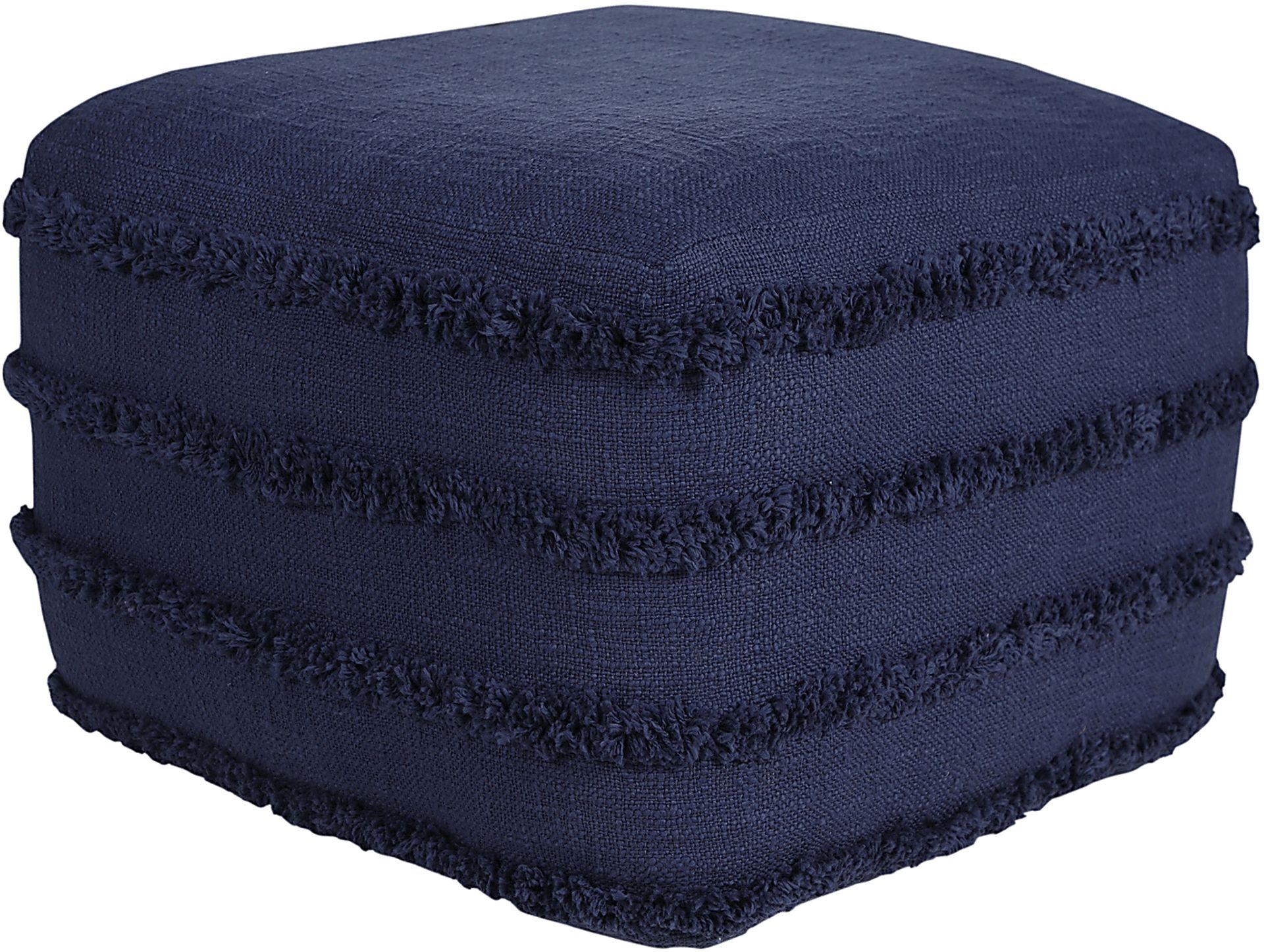 Elizeno II Blue Pouf - Image 4