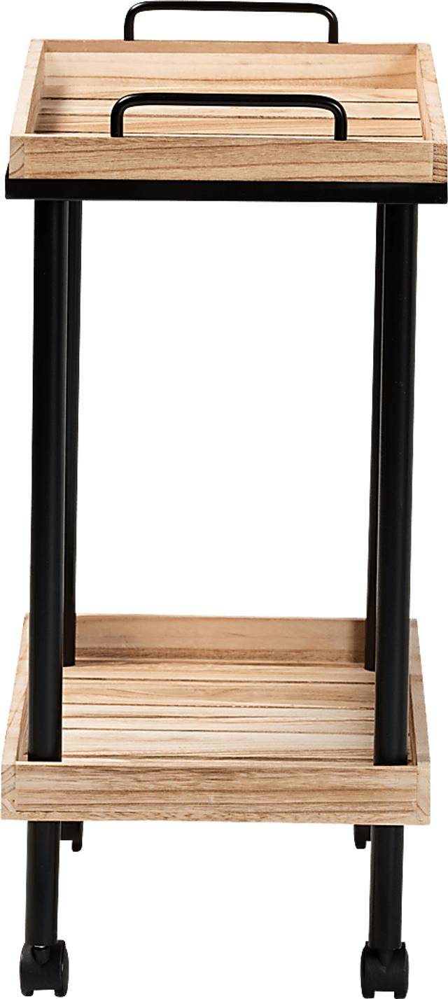 Elizons Brown Bar Cart - Thumbnail - Image 3