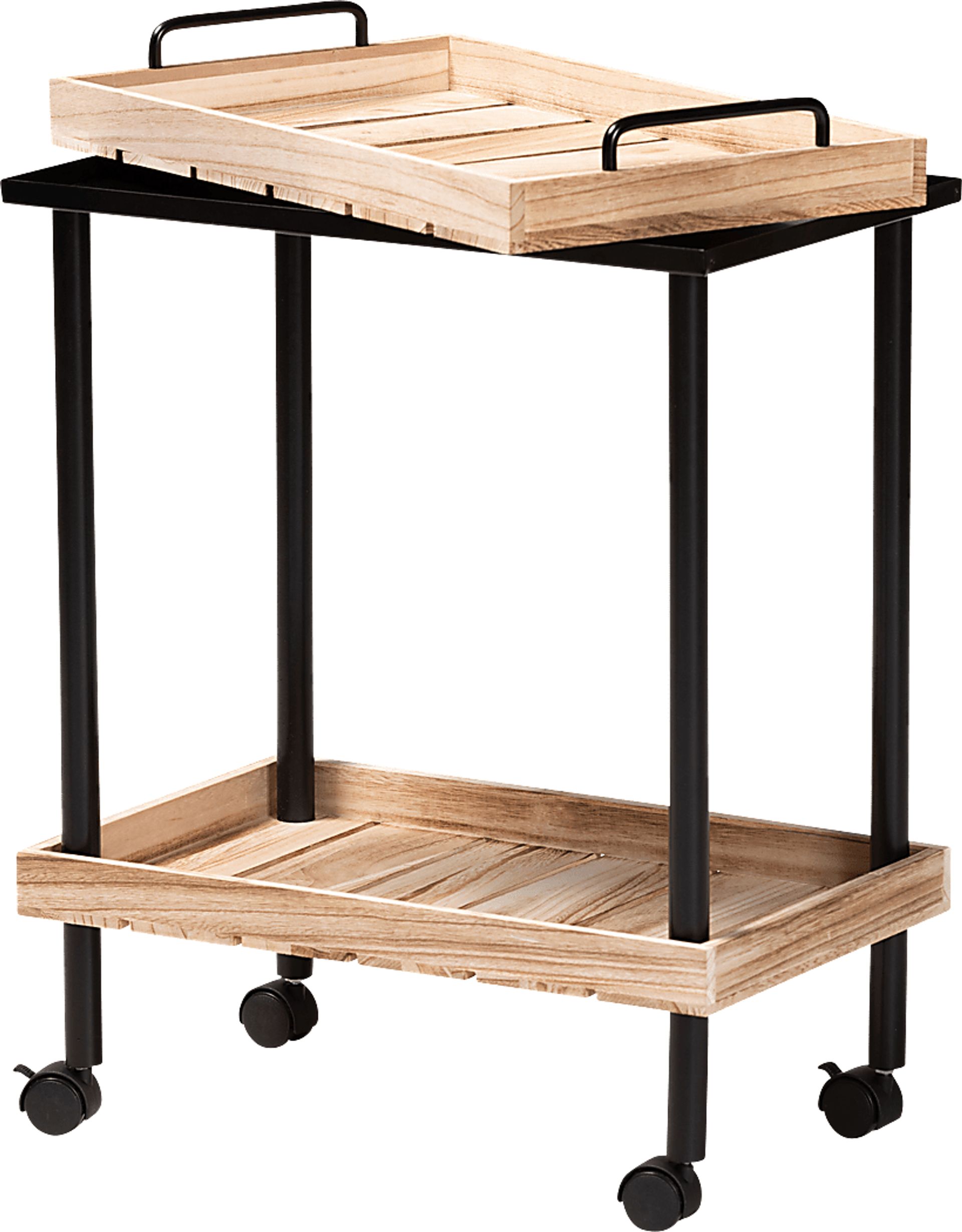 Elizons Brown Bar Cart - Image 4