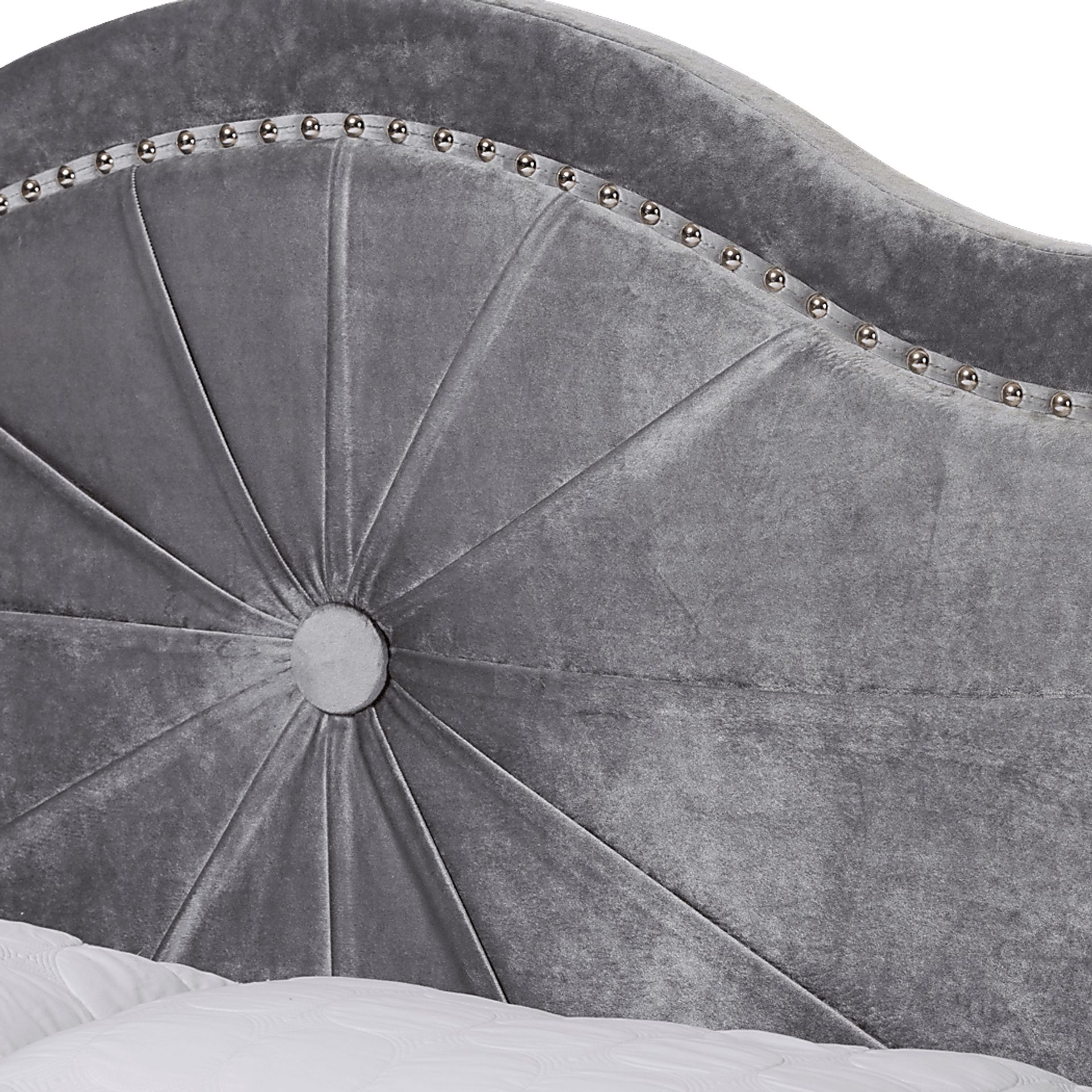 Elkdale Gray Queen Upholstered Bed - Image 5