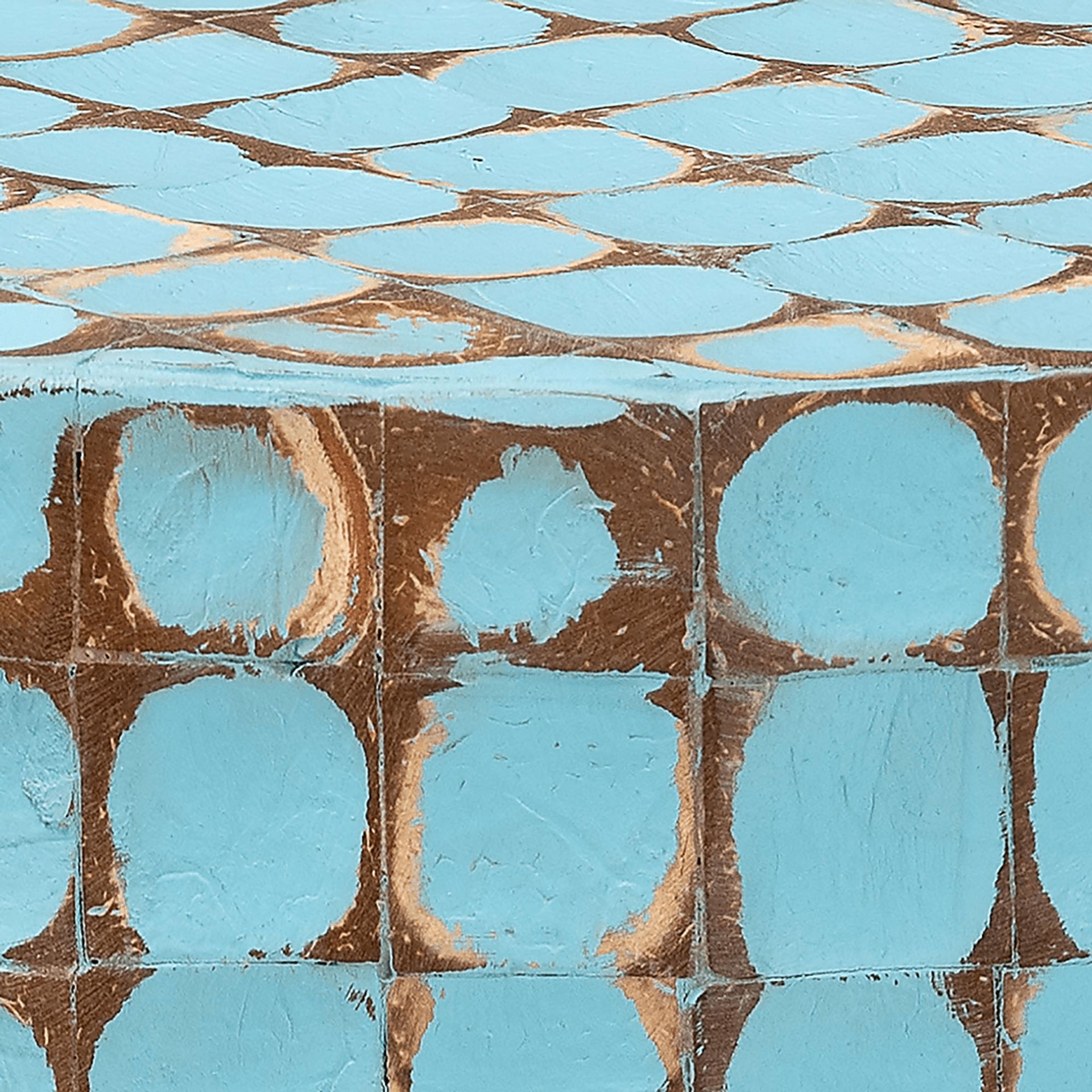 Elknud Blue End Table - Image 4