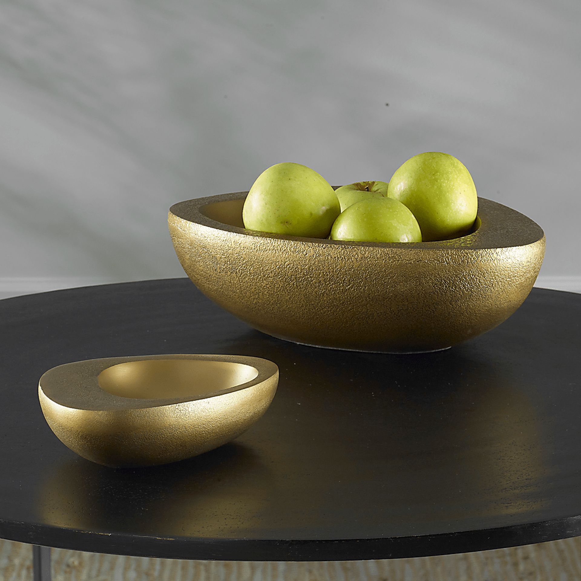 Elko Brass Bowls, Set of 2 - Image 2