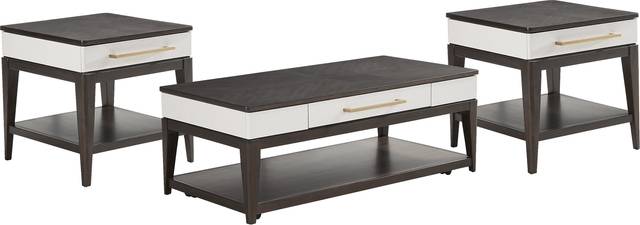 Elko Falls Espresso 3 Pc Table Set - Thumbnail - Image 1