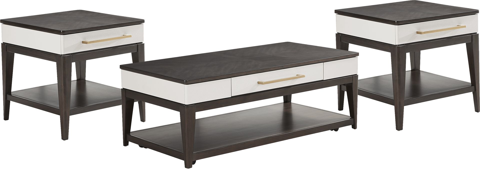 Elko Falls Espresso 3 Pc Table Set - Image 1