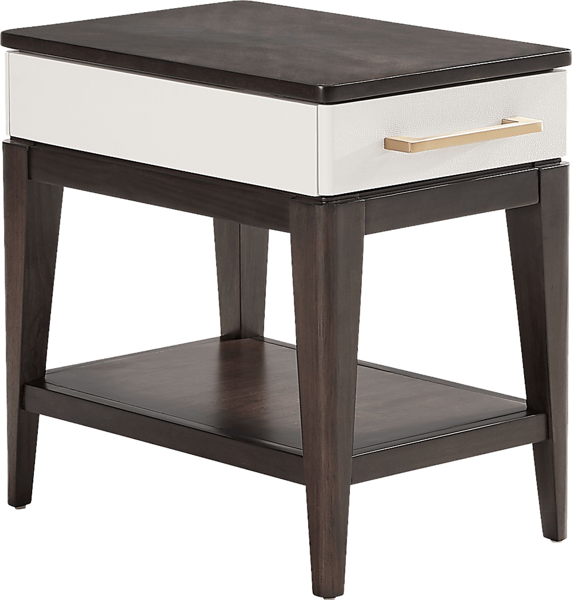 Elko Falls Espresso Chairside Table - Image 1