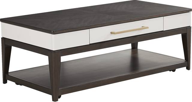 Elko Falls Espresso Cocktail Table - Thumbnail - Image 1