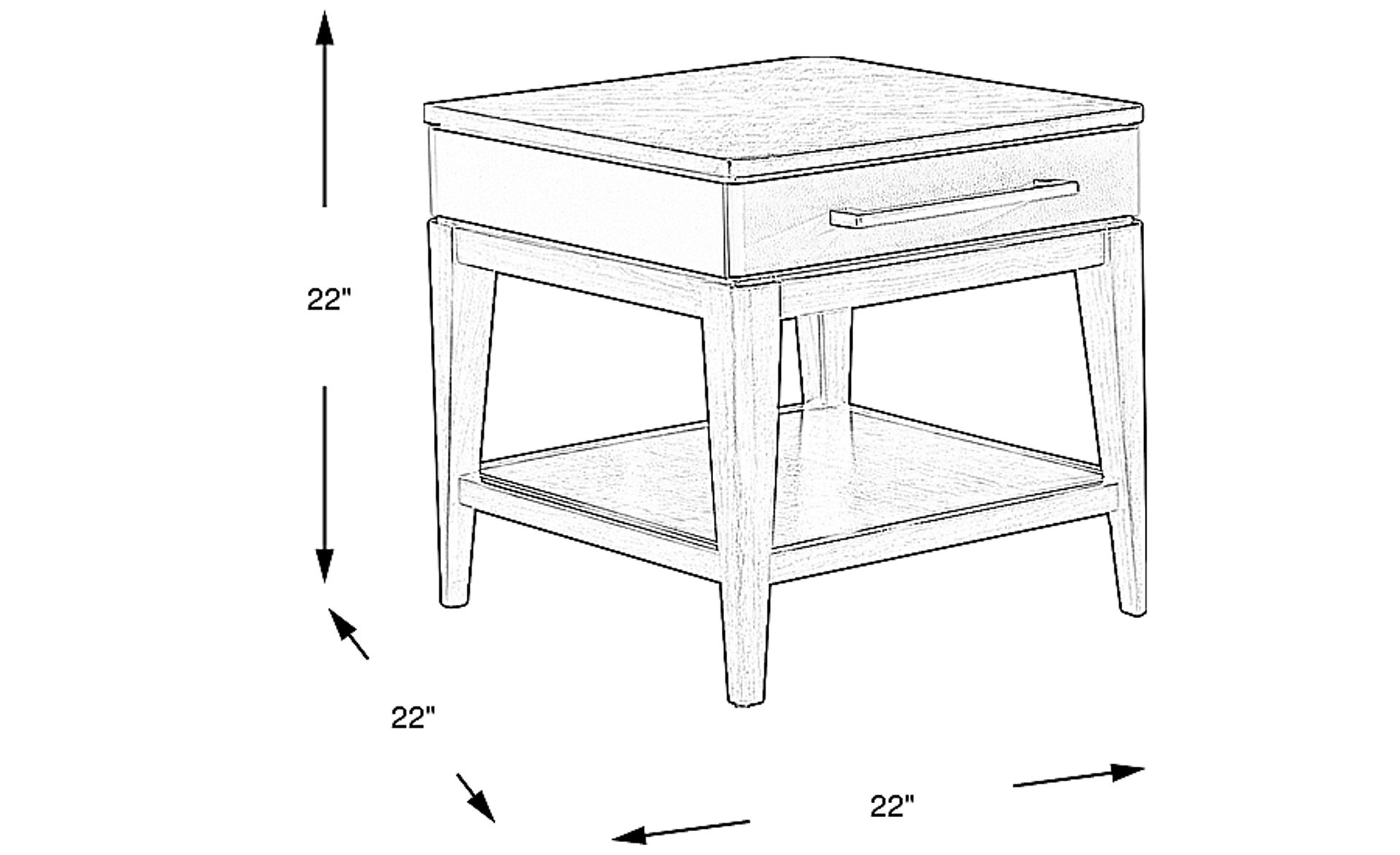 Dimension Image. Please refer to the Dimension Tab on this page for dimension details.