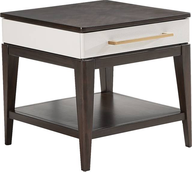 Elko Falls Espresso End Table - Thumbnail - Image 1