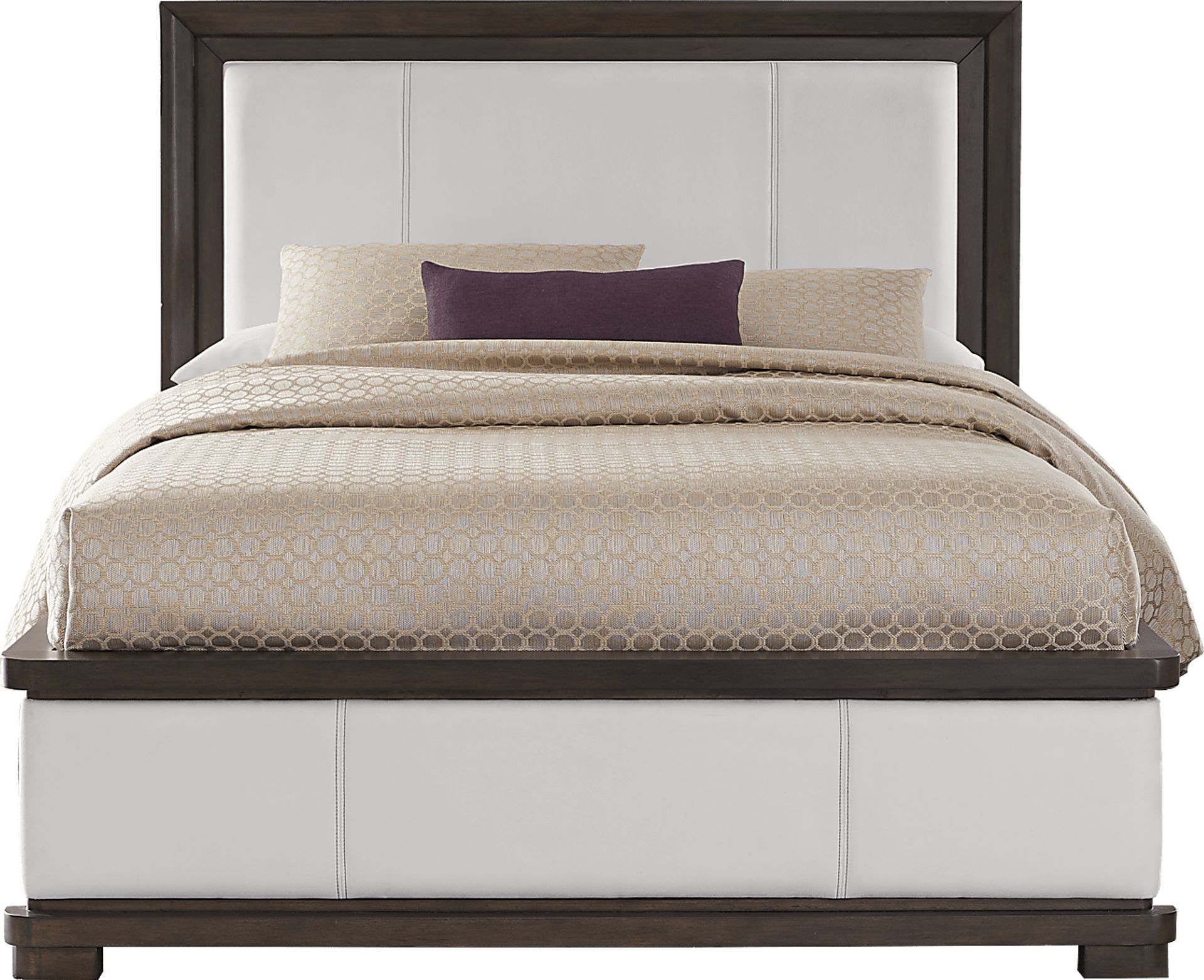 Elko Falls 5 Pc White Colors,White Queen Bedroom Set With Mirror 