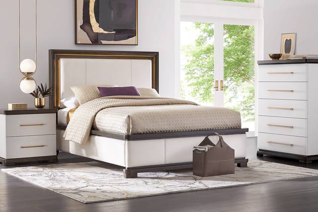 Elko Falls White 5 Pc King Bedroom - Thumbnail - Image 1