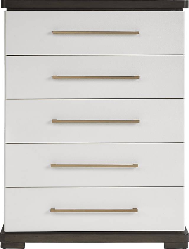 Elko Falls White 5 Pc Queen Bedroom - Thumbnail - Image 7