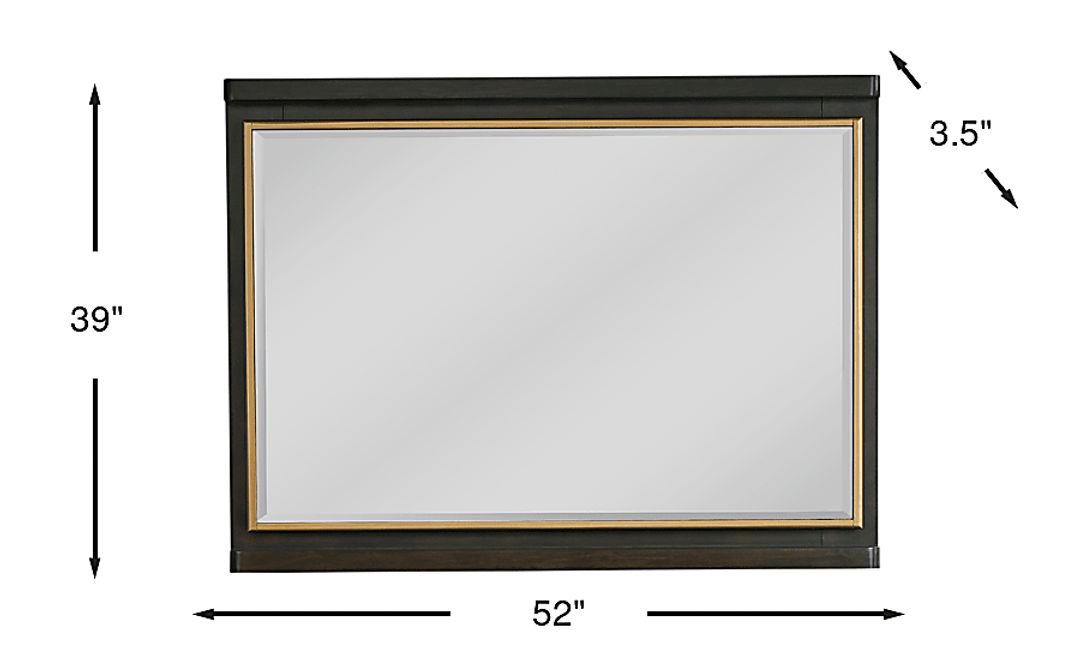 Elko Falls White Mirror With Touch Light