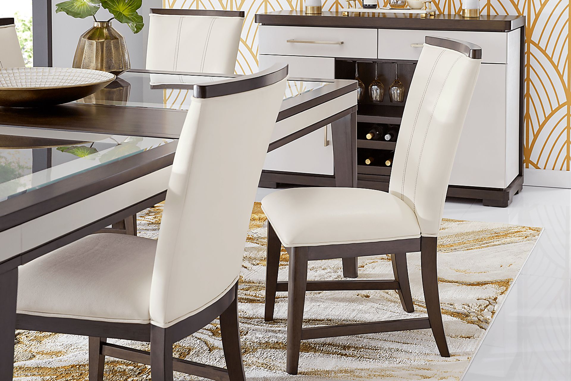 Elko Falls Espresso 5 Pc Dining Room with Upholstered Chairs - Image 10
