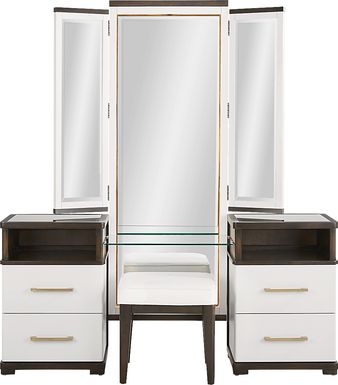 Elko Falls White Vanity Set