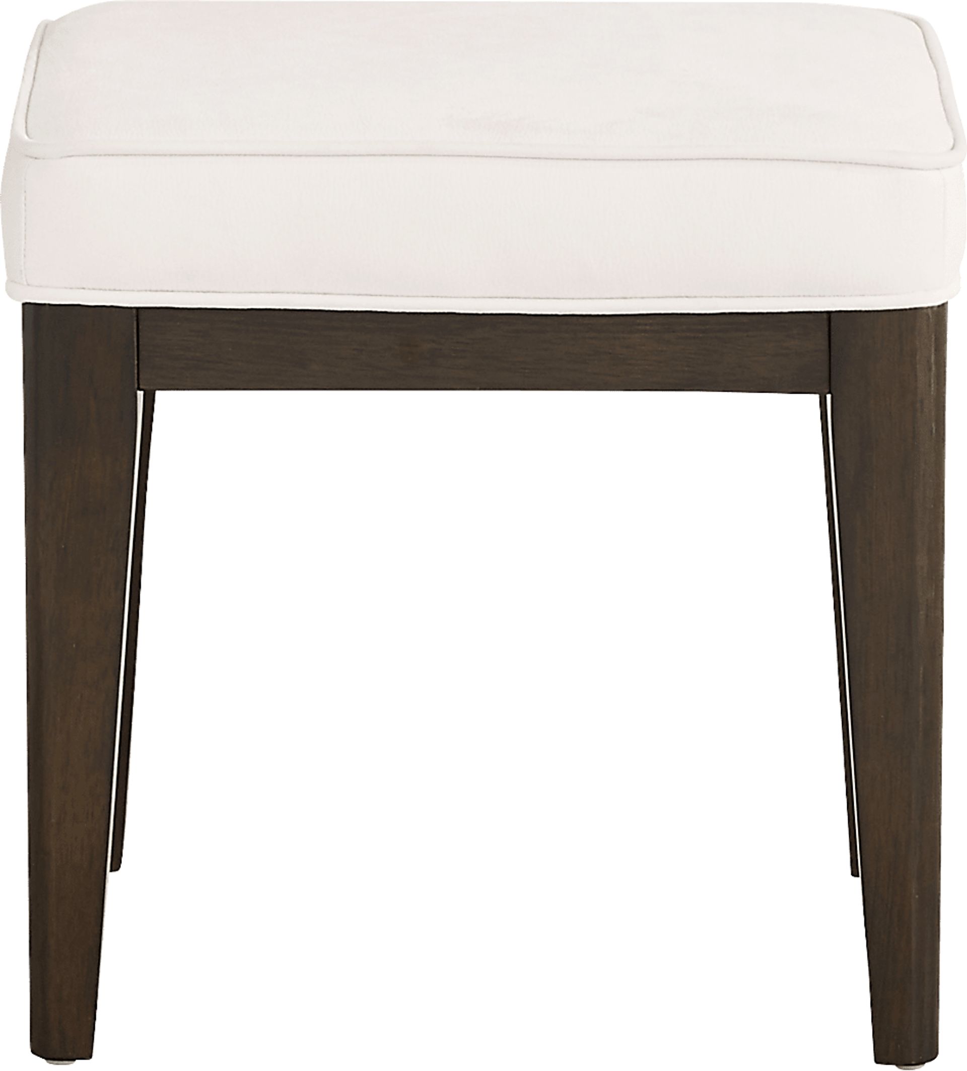 Elko Falls White Vanity Stool - Image 2