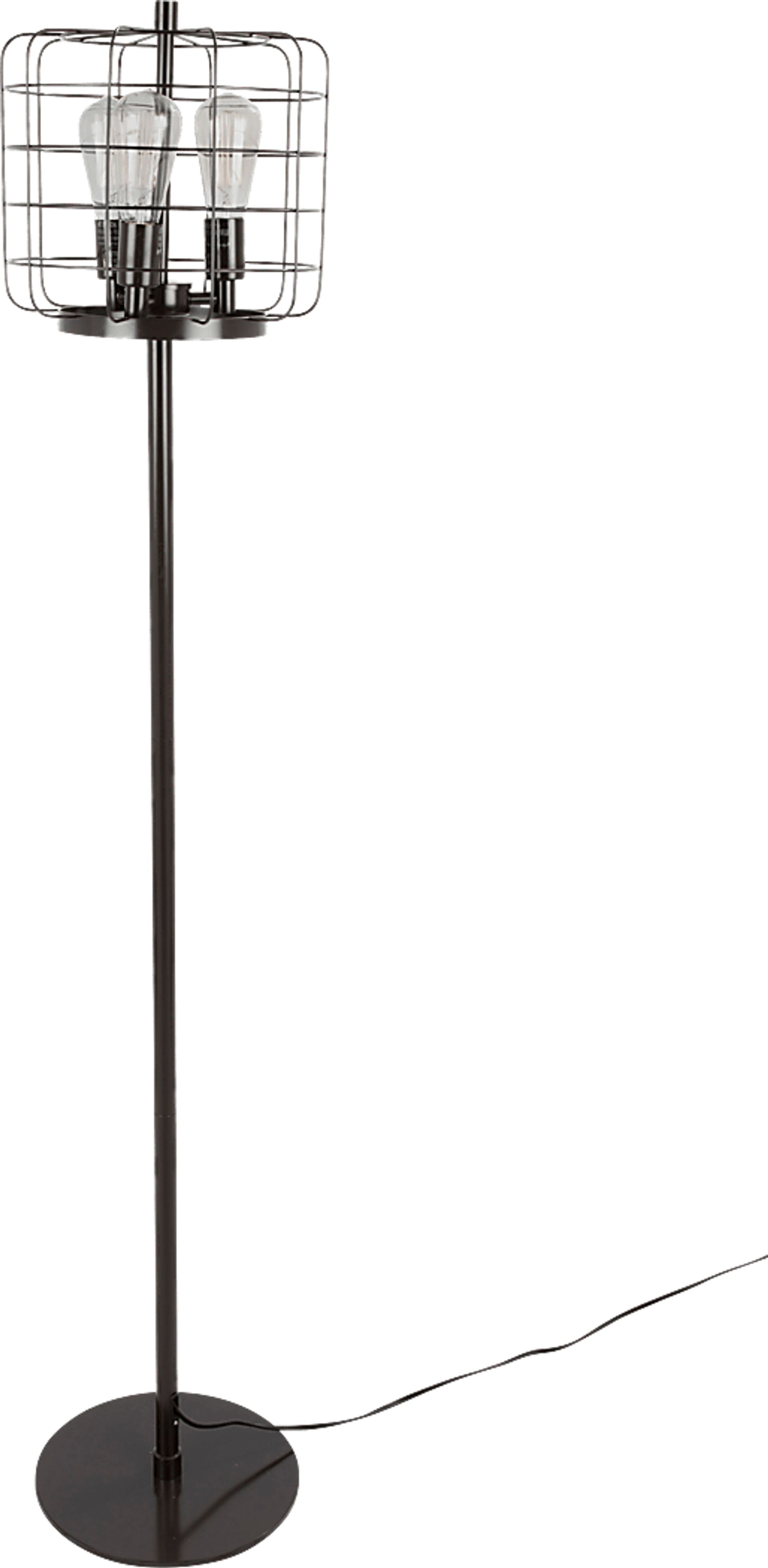 Elkwood Black Floor Lamp - Image 1