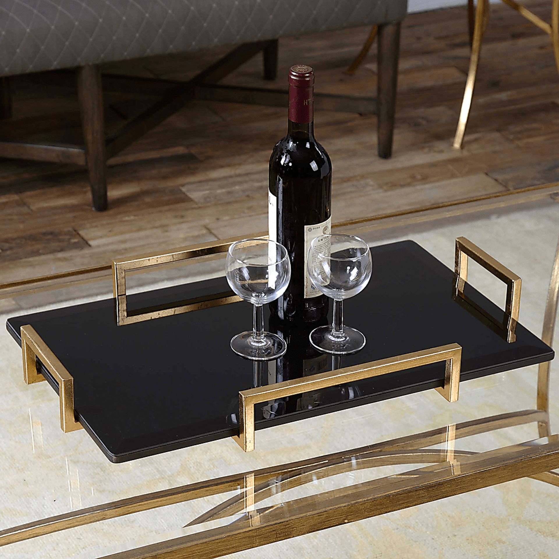 Elladora Black Decor Tray - Image 2
