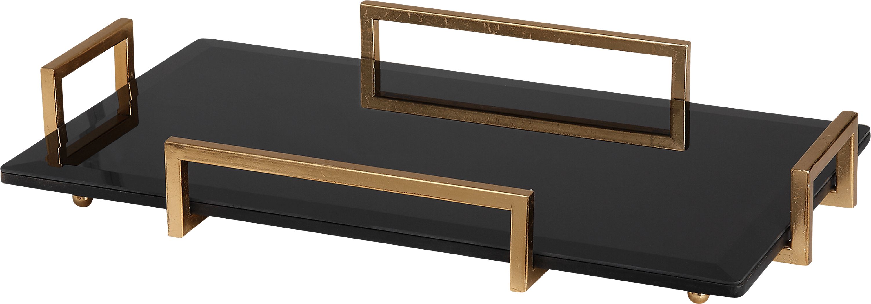 Elladora Black Decor Tray