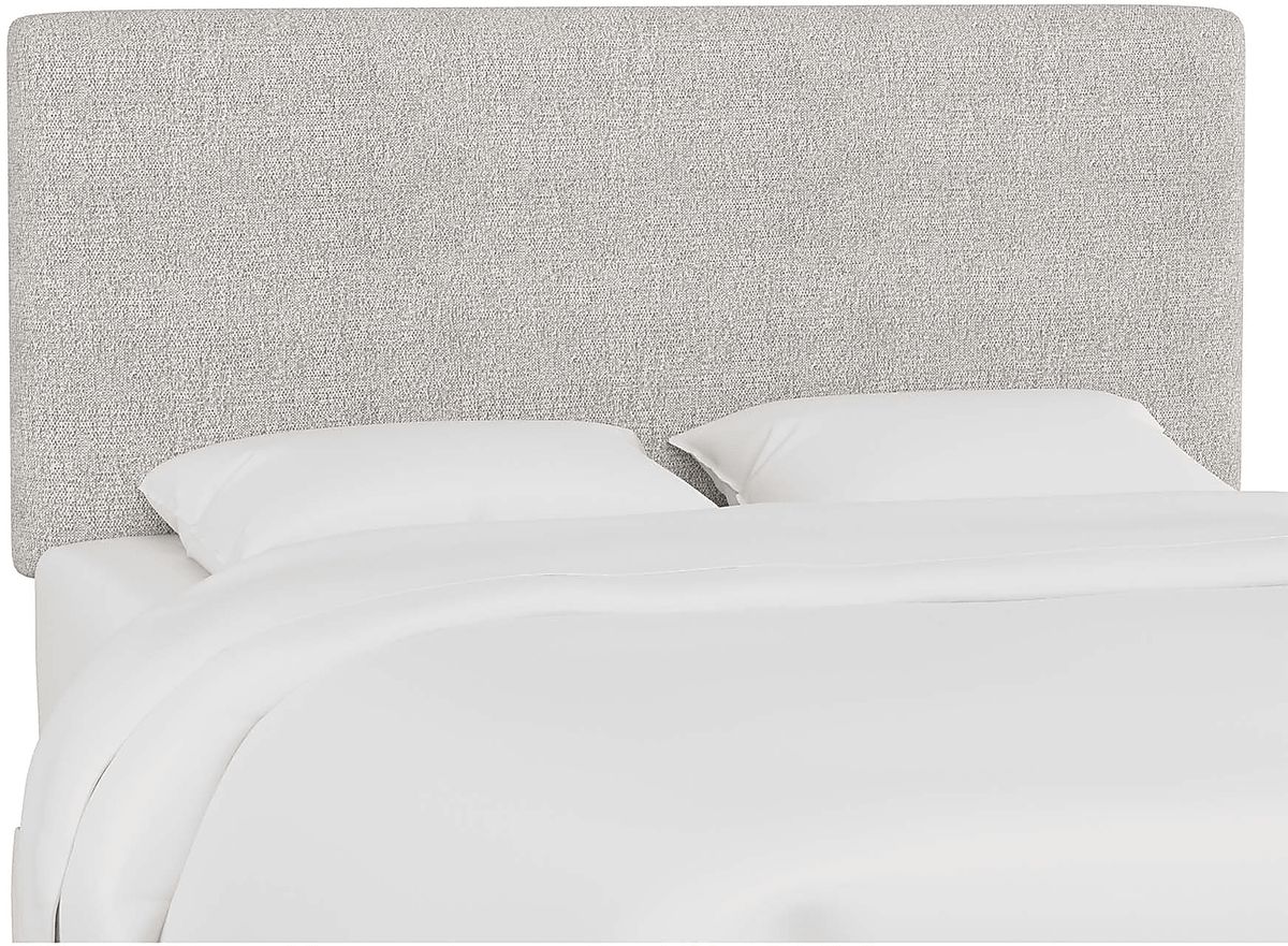 Ellalynn I Gray Polyester Fabric Queen Headboard | Rooms to Go