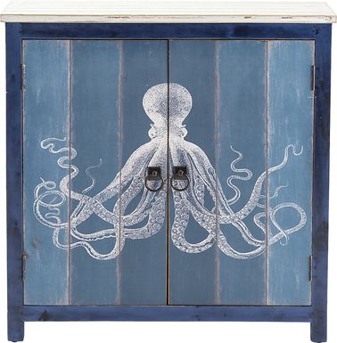 Ellanov Blue Accent Cabinet