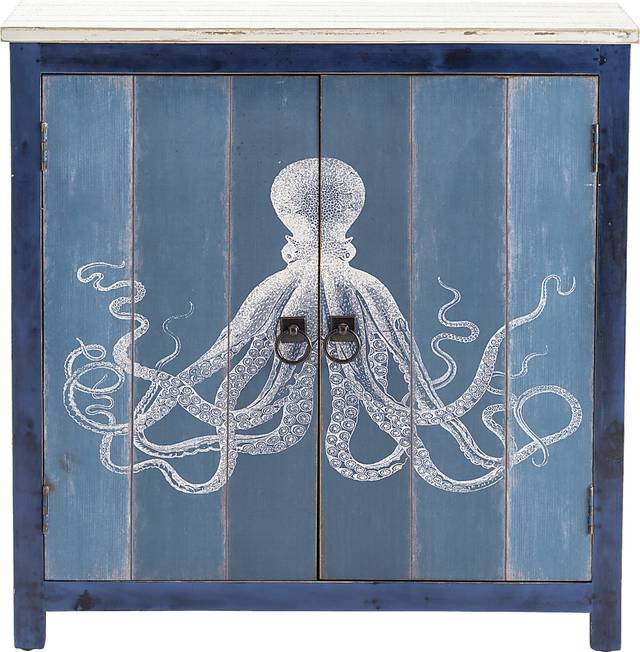 Ellanov Blue Accent Cabinet - Thumbnail - Image 1