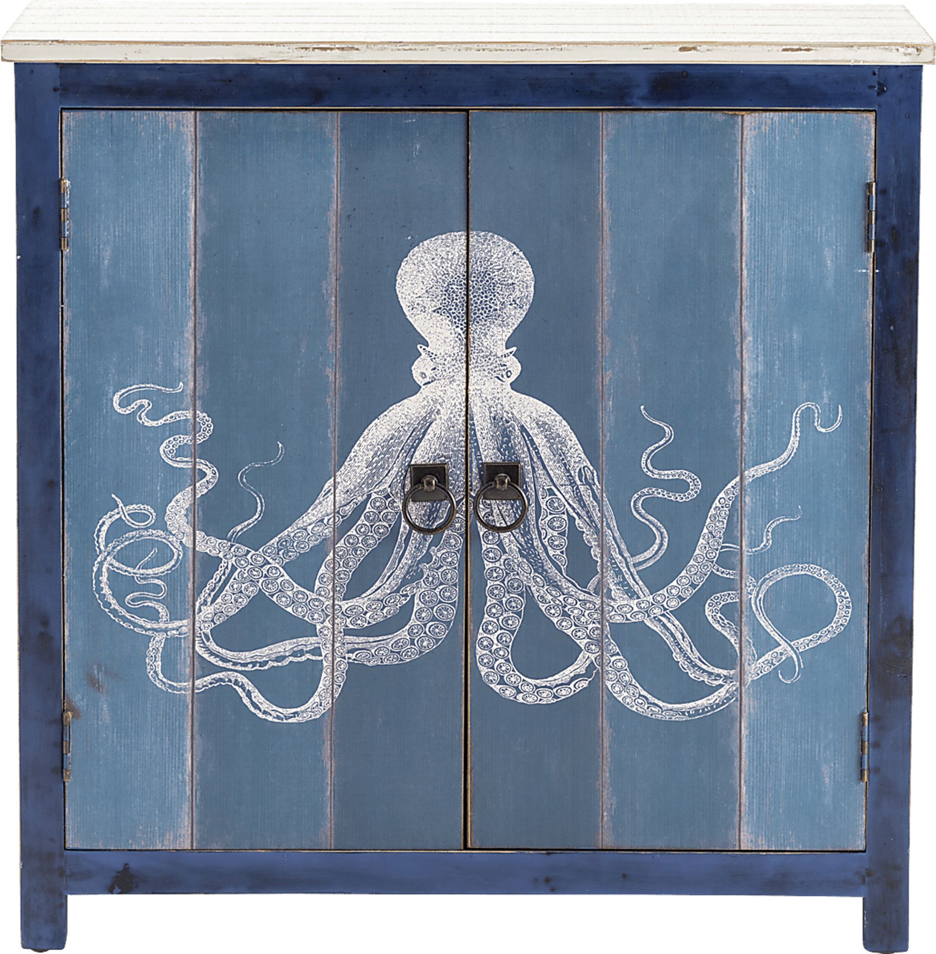 Ellanov Blue Accent Cabinet - Image 1