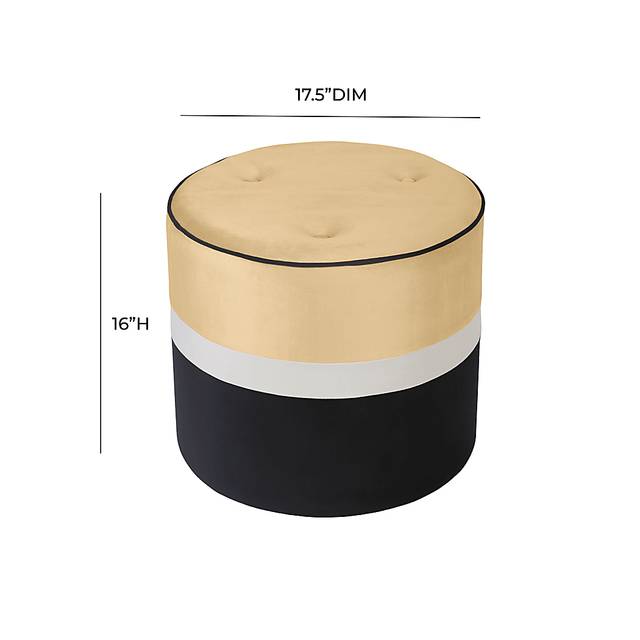 Ellaree Champagne Ottoman - Thumbnail - Image 7