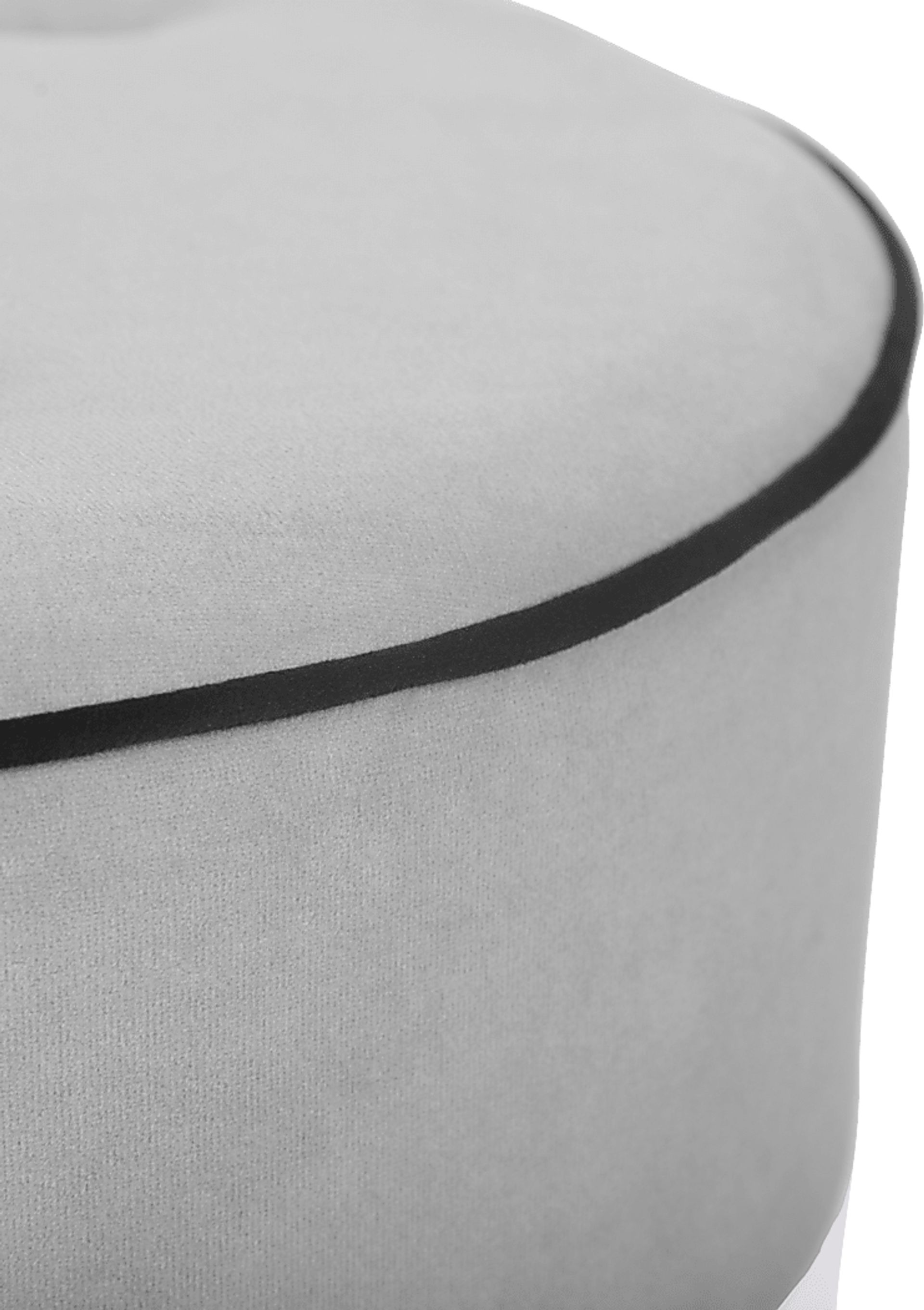 Ellaree Gray Ottoman - Image 5