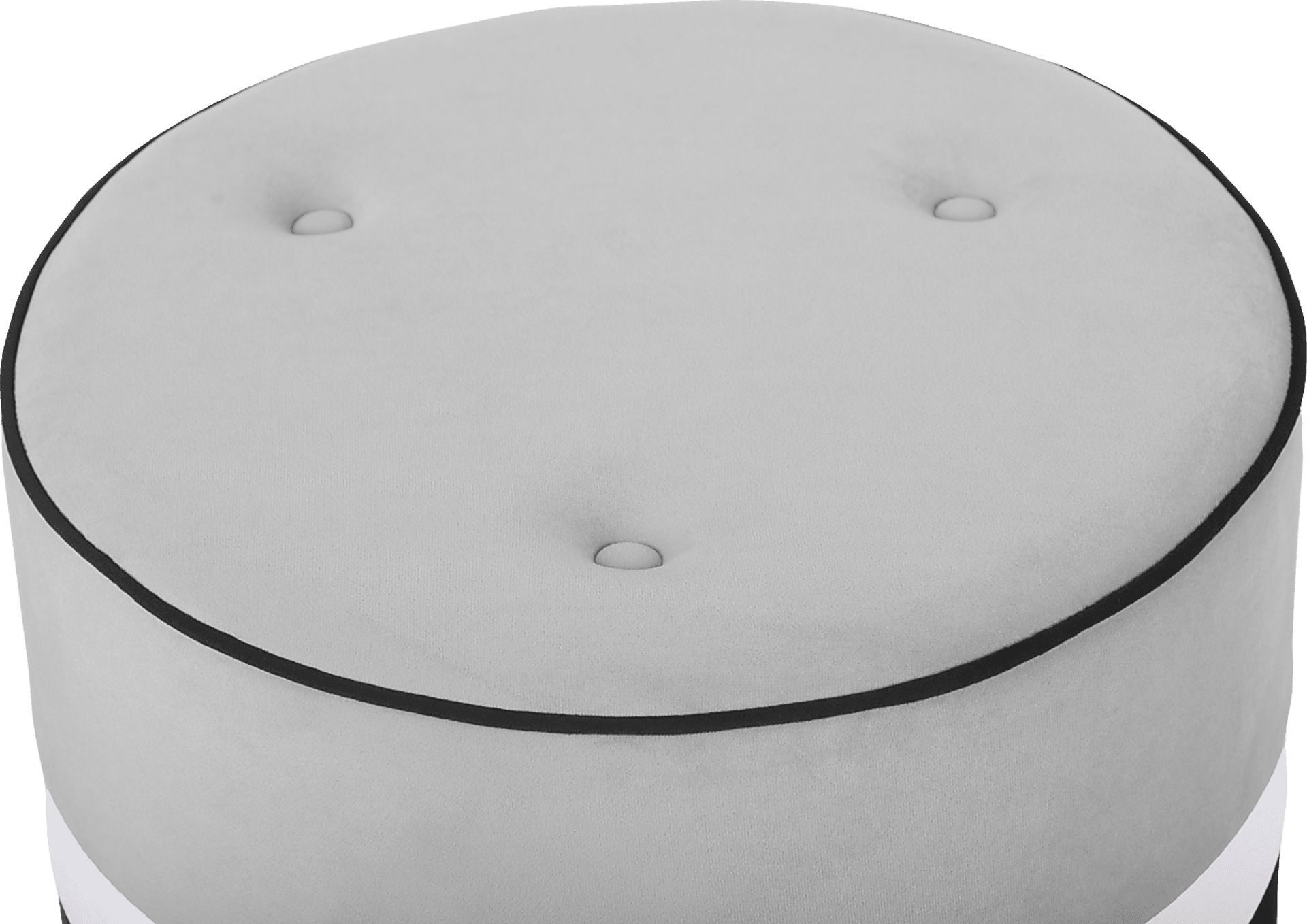 Ellaree Gray Ottoman - Image 6