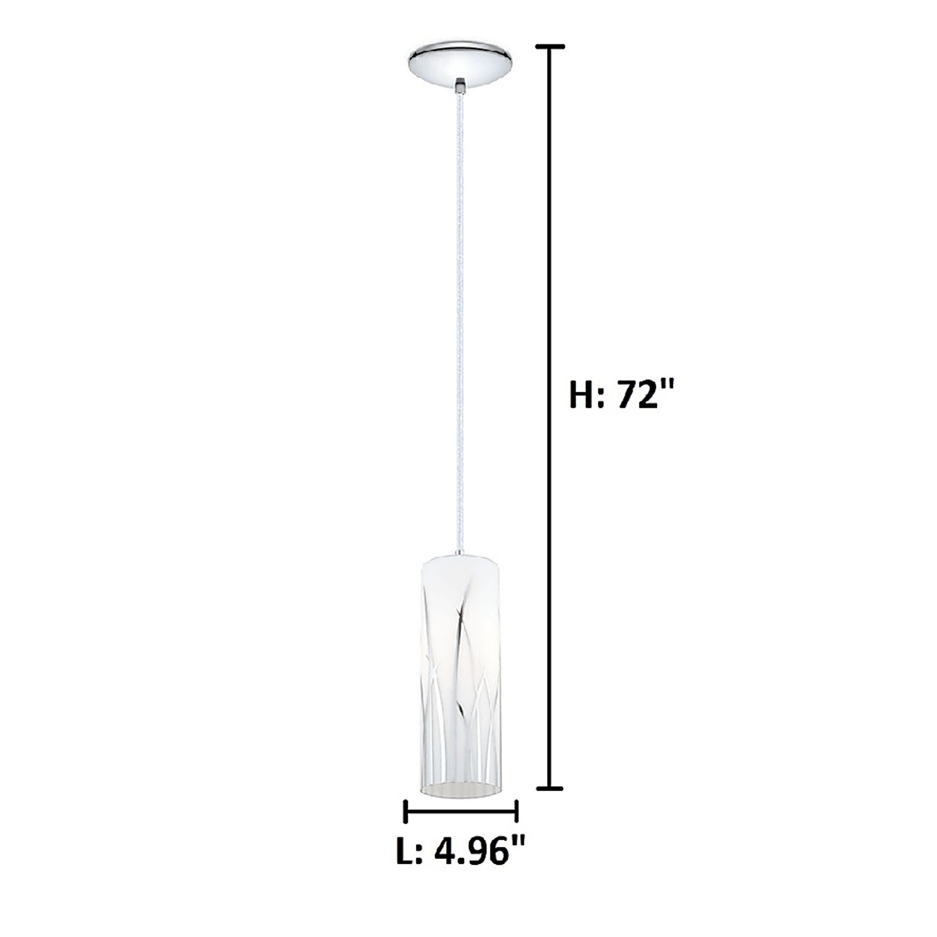 Ellason Point White Pendant - Image 5