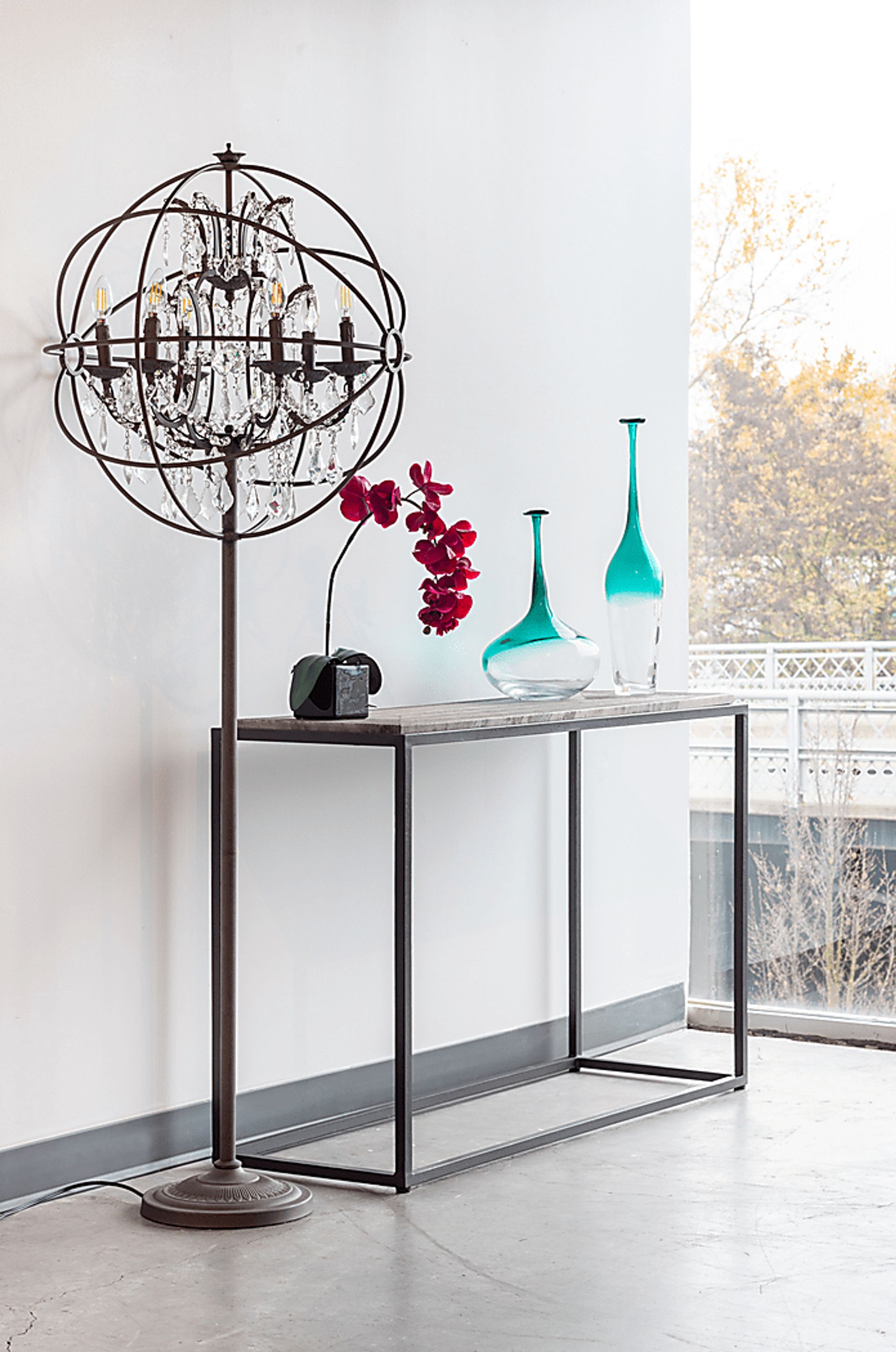Ellatis Brown Floor Lamp - Image 4