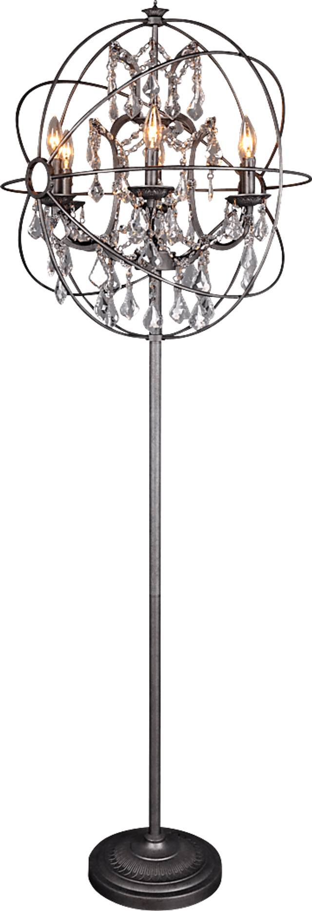 Ellatis Brown Floor Lamp - Thumbnail - Image 1