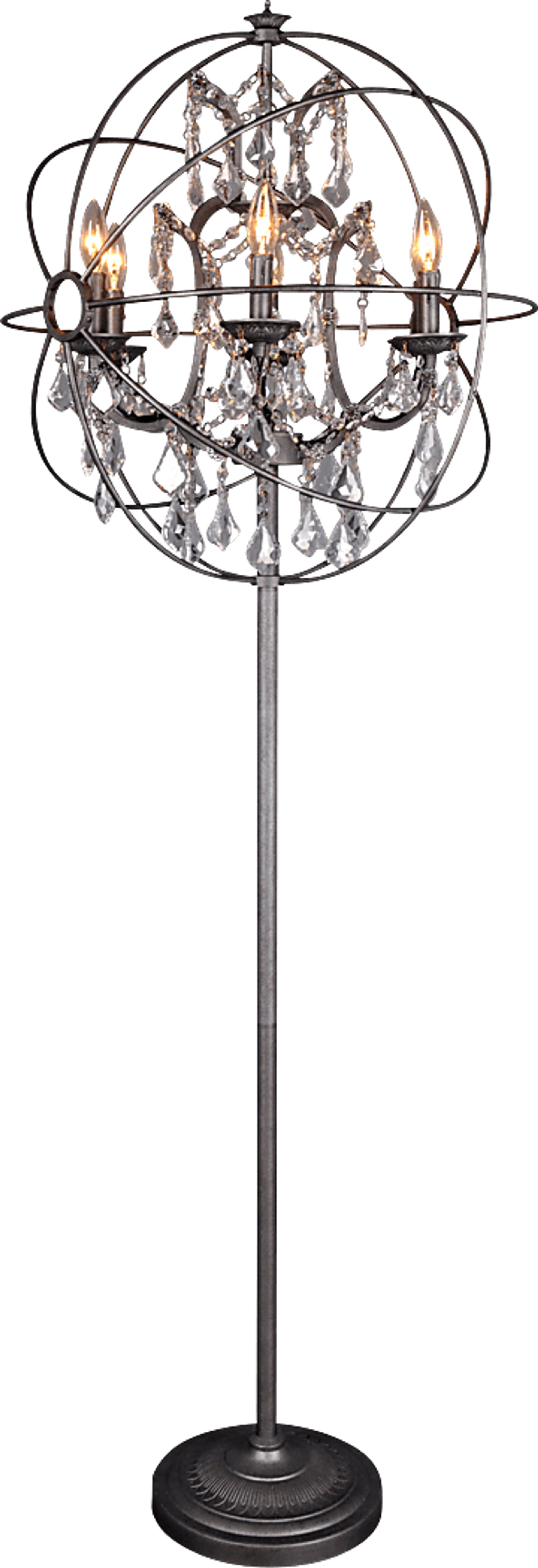 Ellatis Brown Floor Lamp - Image 1