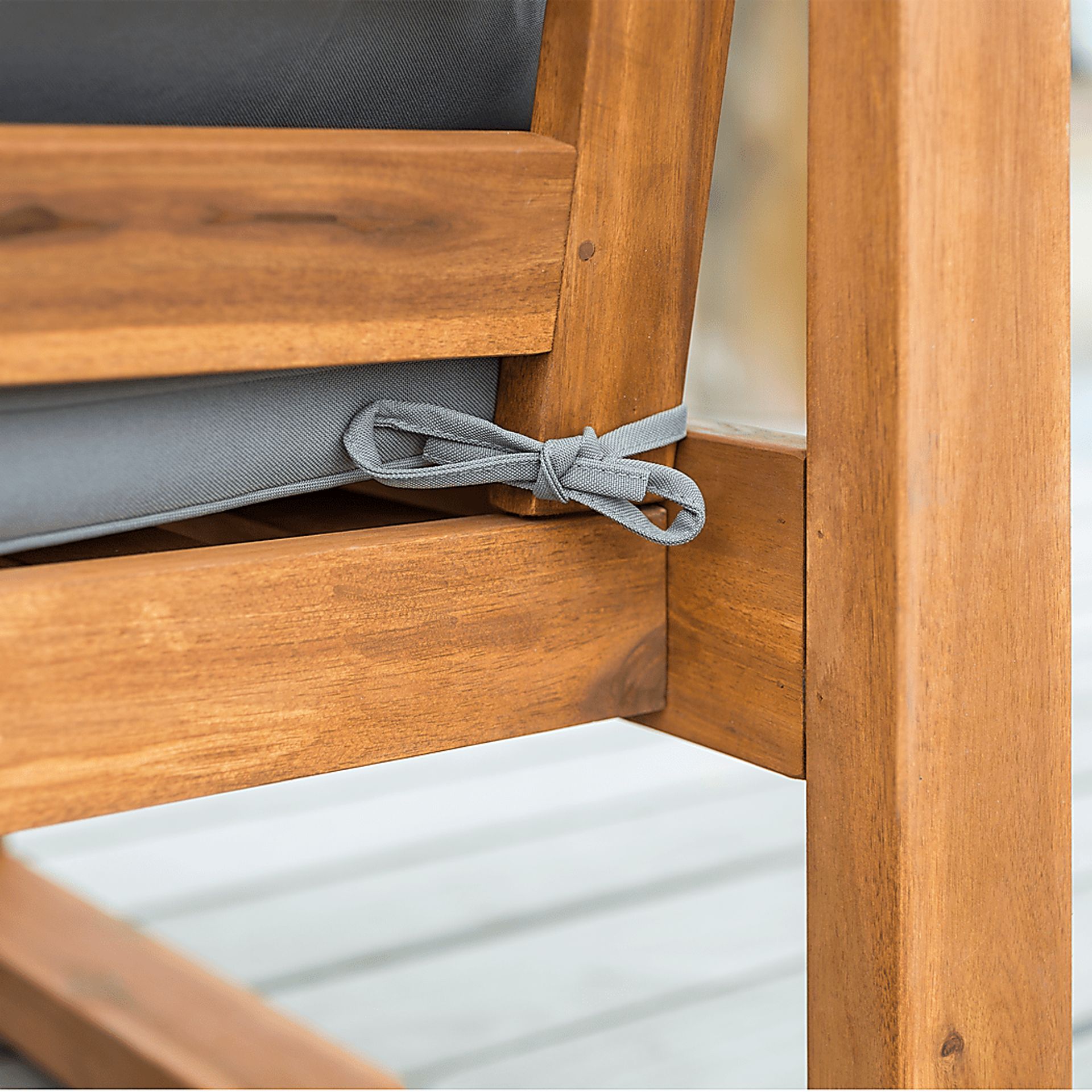 Ellaview Gray Outdoor Loveseat - Image 3