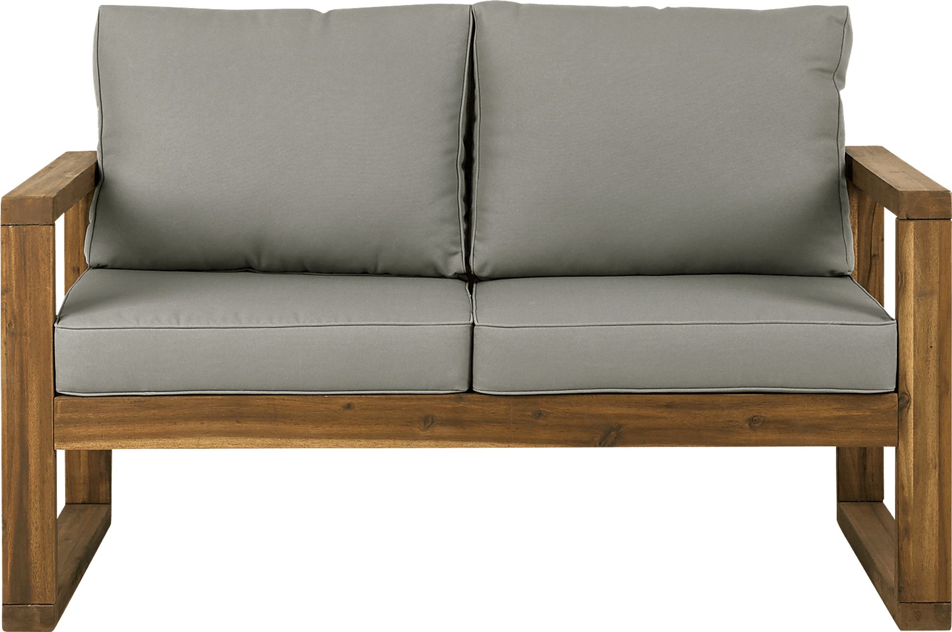 Ellaview Gray Outdoor Loveseat - Image 1