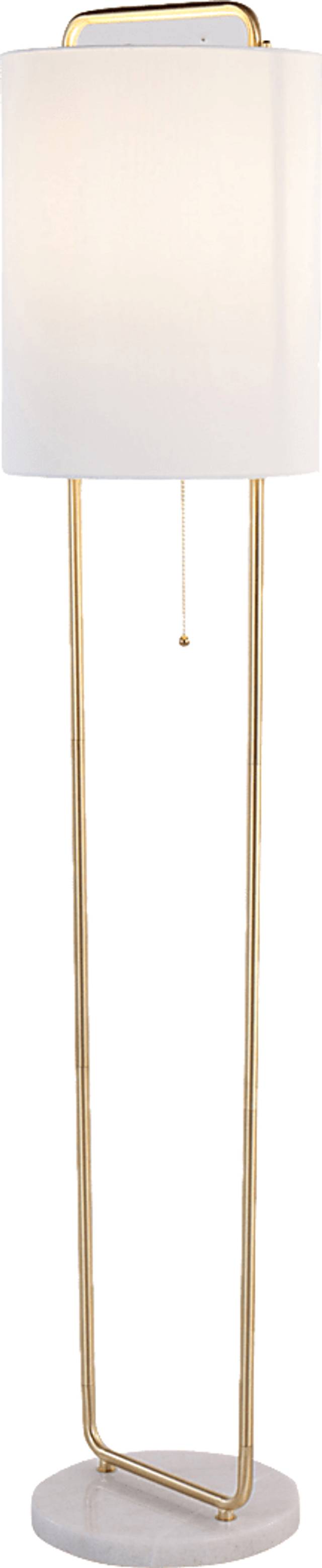 Elleia White Floor Lamp - Thumbnail - Image 2