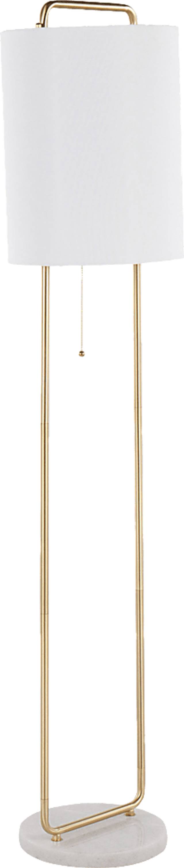 Elleia White Floor Lamp - Thumbnail - Image 4