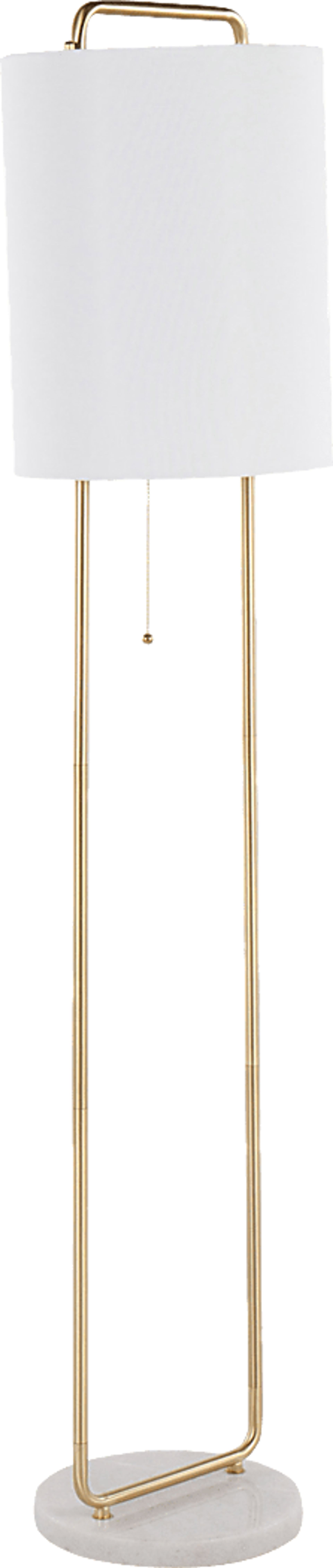 Elleia White Floor Lamp - Image 4