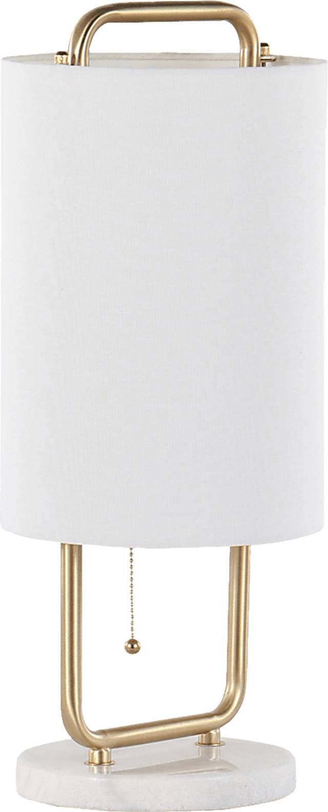 Elleia White Table Lamp - Thumbnail - Image 4