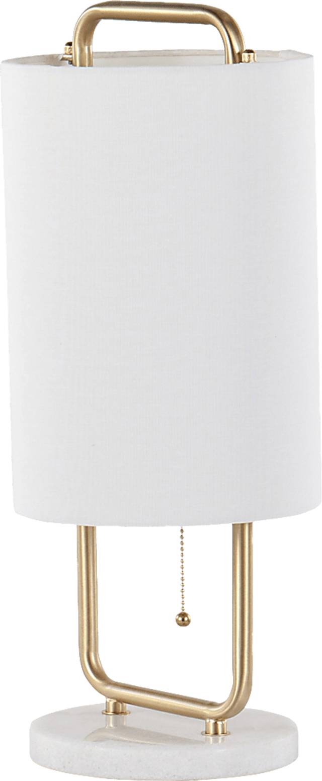 Elleia White Table Lamp - Thumbnail - Image 1