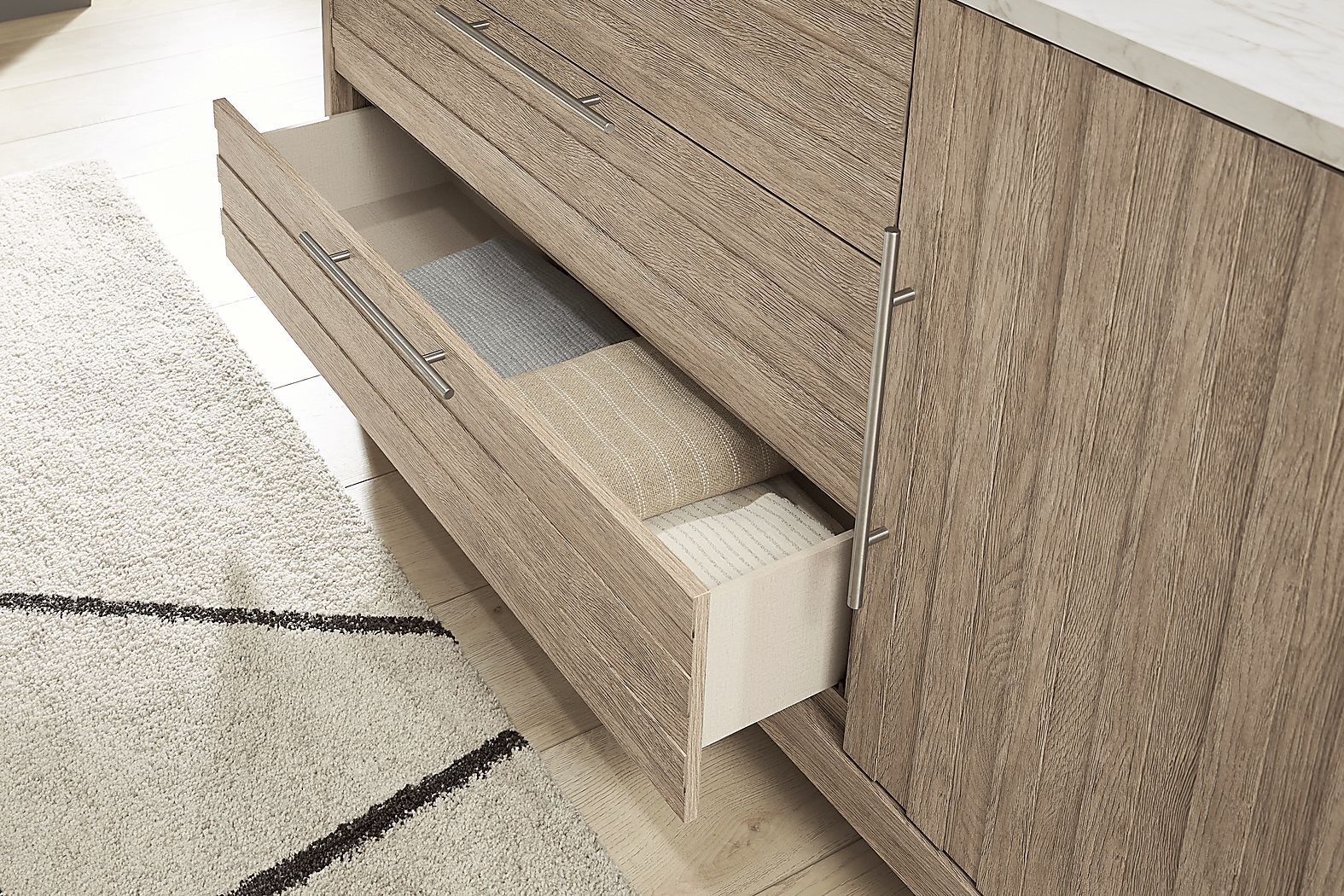 Ellenbrook Brown Dresser - Thumbnail 3