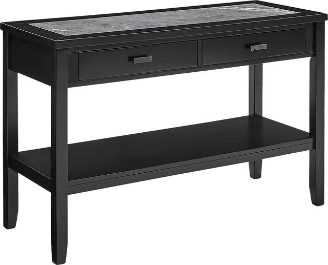 Ellendell Black Sofa Table - Thumbnail - Image 1